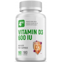  4Me Nutrition Vitamin D3 600 IU 180 