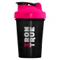 Шейкер IRONTRUE 700ml черно-розовый