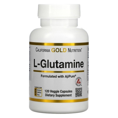 Глютамин California Gold Nutrition L-Glutamine 120 капcул