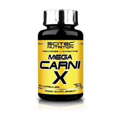 Л-Карнитин Scitec Nutriton Mega Carni-X 60 капсул