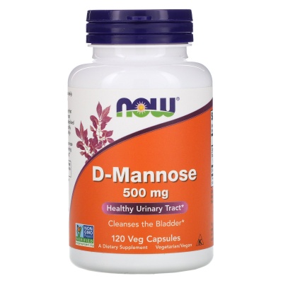 Специальный препарат NOW D-Mannose 500мг 120 капсул