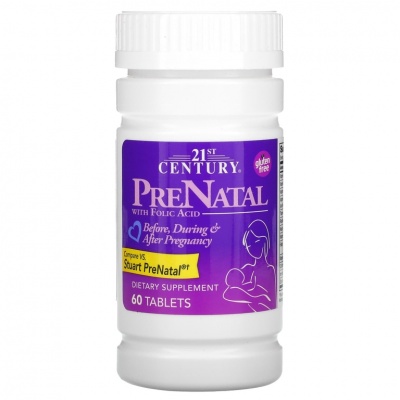 Витамины 21st century PreNatal 60 таблеток