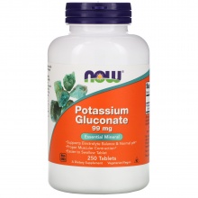  Now Potassium Gluconate 99  250 