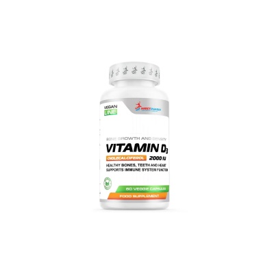 Витамины WestPharm Vegan Line Vitamin D3 2000  60 капсул