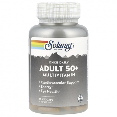 Витамины Solaray Once Daily Adult 50+ Multi 90 капсул